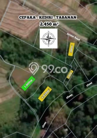 HARGA TERBAIK! Tanah di , Luas 2450m2m², Area Premium HARGA TERBAIK! Tanah di , Luas 2450m2m², Area Premium