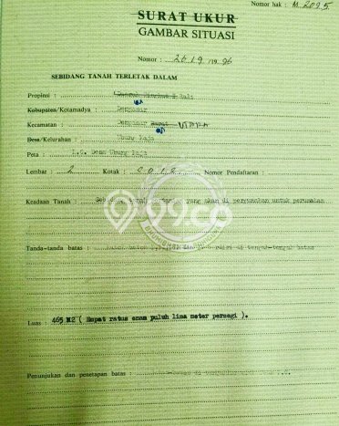 Lahan Kosong Dijual di Denpasar Barat, Denpasar, Luas 465m2 Area Strategis Lahan Kosong Dijual di Denpasar Barat, Denpasar, Luas 465m2 Area Strategis