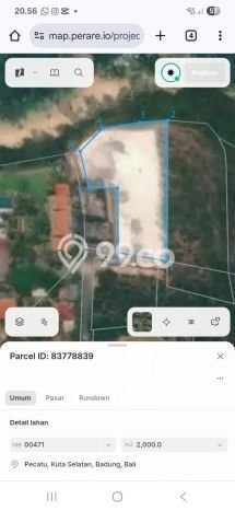 Lahan Dijual Lokasi Strategis di Badung dengan Luas 2000m2 Lahan Dijual Lokasi Strategis di Badung dengan Luas 2000m2
