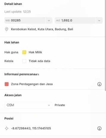 Kavling Tanah Lokasi Strategis di Denpasar Barat, Denpasar Disewakan 1690m2 Kavling Tanah Lokasi Strategis di Denpasar Barat, Denpasar Disewakan 1690m2