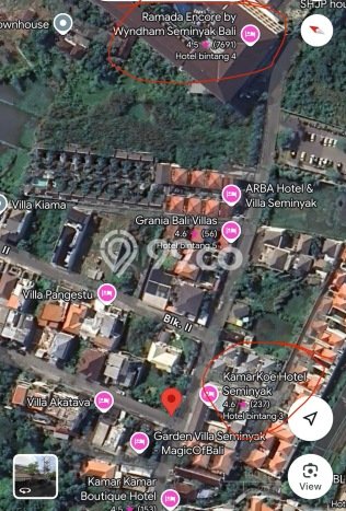 Dijual Tanah 475m2 di Seminyak, Badung Dijual Tanah 475m2 di Seminyak, Badung