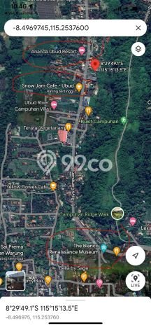 Tanah Dijual Lokasi Ubud Gianyar SHM Tanah Dijual Lokasi Ubud Gianyar SHM
