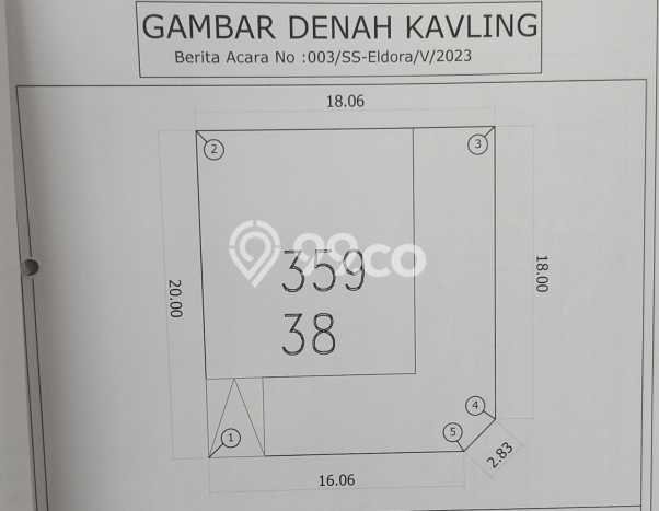 Dijual Tanah Lokasi Suvarna Sutera, Tangerang Seluas 359m2 Dijual Tanah Lokasi Suvarna Sutera, Tangerang Seluas 359m2