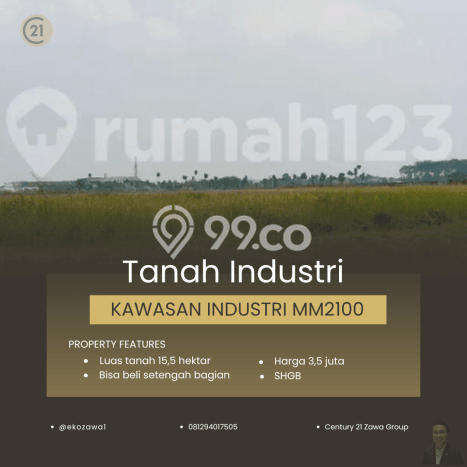 Dijual Tanah Lokasi Bekasi, Bekasi Seluas 155386m2 Dijual Tanah Lokasi Bekasi, Bekasi Seluas 155386m2