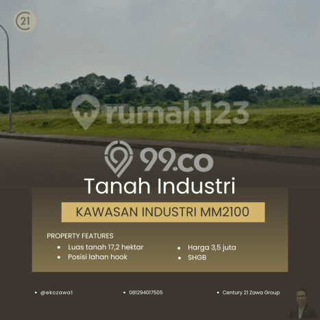 Tanah Dijual Area Strategis di Bekasi Bekasi 172479m2 Tanah Dijual Area Strategis di Bekasi Bekasi 172479m2