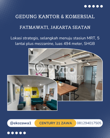 Paling Diincar! Kantor Dijual di Fatmawati Harga Kompetitif Paling Diincar! Kantor Dijual di Fatmawati Harga Kompetitif
