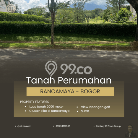 Dijual Tanah 2020m2 di Rancamaya, Bogor Dijual Tanah 2020m2 di Rancamaya, Bogor