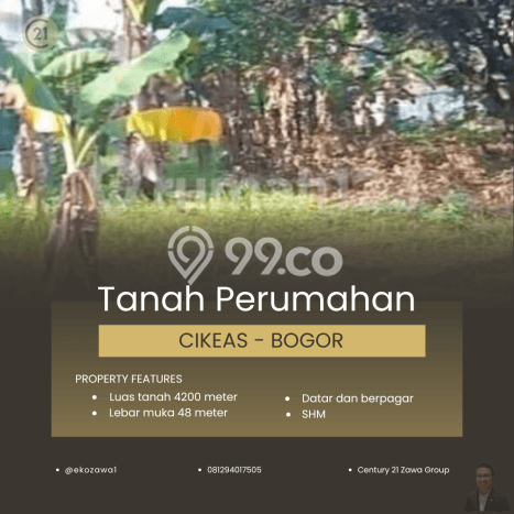 Tanah Kavling Dijual di Bogor dengan Spesifikasi 4232m2 Tanah Kavling Dijual di Bogor dengan Spesifikasi 4232m2
