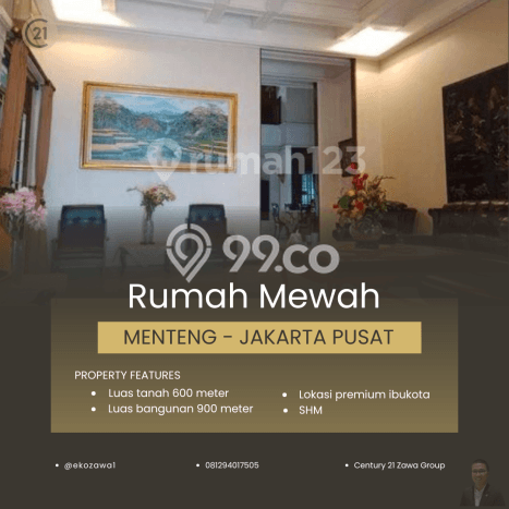 Siap Huni Rumah Mewah 6 Kamar di Menteng Dekat ke Mana Pun Siap Huni Rumah Mewah 6 Kamar di Menteng Dekat ke Mana Pun