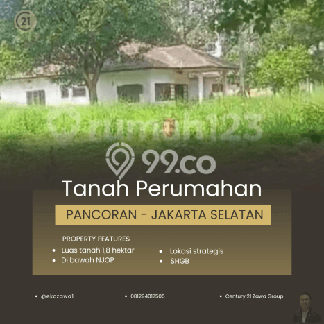 Tanah Dijual Area Strategis di Kalibata Jakarta Selatan 18000m2 Tanah Dijual Area Strategis di Kalibata Jakarta Selatan 18000m2