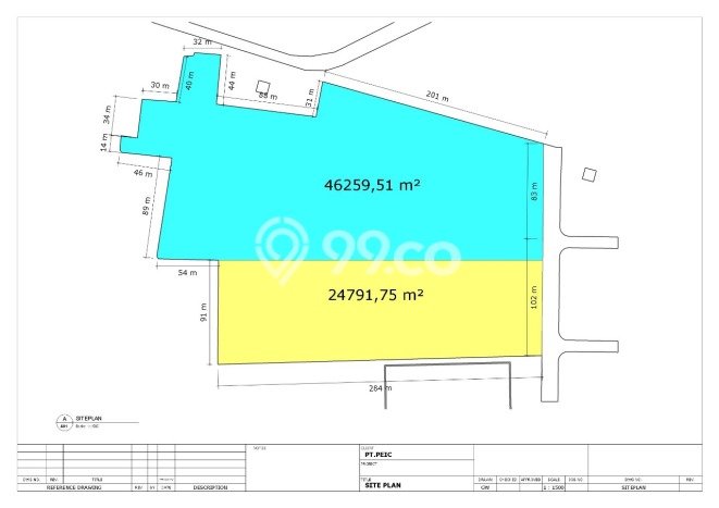 Dijual Tanah 24791m2 di Pasar Kemis, Tangerang Dijual Tanah 24791m2 di Pasar Kemis, Tangerang