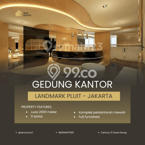 Unit Kantor Dijual di Jakarta Utara LT 200m2 & LB 2000m2 Unit Kantor Dijual di Jakarta Utara LT 200m2 & LB 2000m2