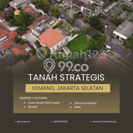 Dijual Tanah 535m2 di Kemang, Jakarta Selatan Dijual Tanah 535m2 di Kemang, Jakarta Selatan