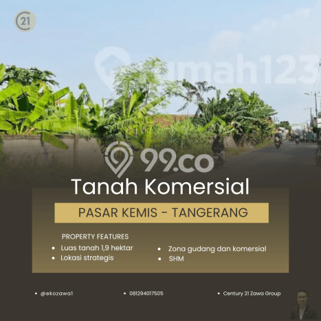 Tanah Kavling untuk Dijual di Rajeg Tangerang 19800m2 Tanah Kavling untuk Dijual di Rajeg Tangerang 19800m2