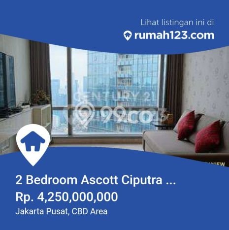 Dijual Apartemen Prestisius di CBD Area 2 Kamar & 2 Kamar Mandi Dijual Apartemen Prestisius di CBD Area 2 Kamar & 2 Kamar Mandi