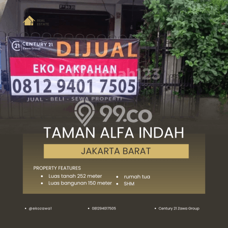 Rumah Elit Modern Tanpa Renovasi di Alfa Indah Jakarta Barat Rumah Elit Modern Tanpa Renovasi di Alfa Indah Jakarta Barat