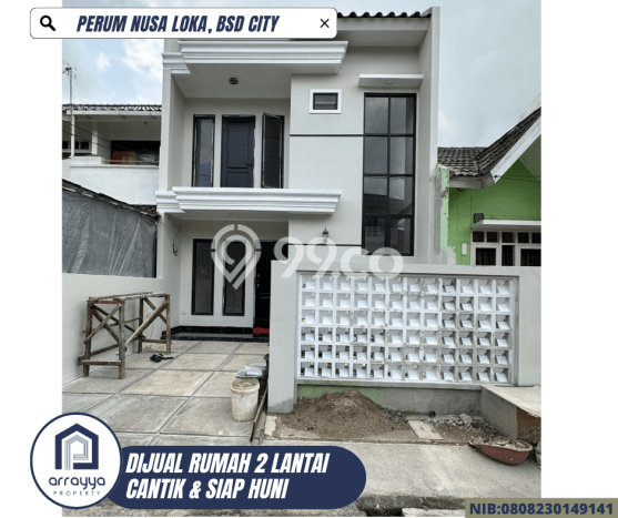 Rumah Strategis Minimalis Lb 84m2 di Serpong, Tangerang Selatan Rumah Strategis Minimalis Lb 84m2 di Serpong, Tangerang Selatan