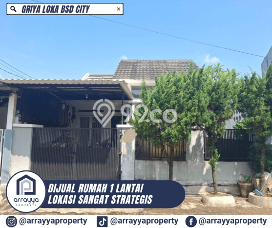 Jual Rumah Eksklusif 3 KT di BSD, Tangerang Jual Rumah Eksklusif 3 KT di BSD, Tangerang