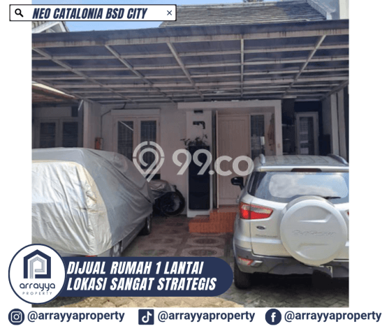 Rumah Luas Asri 3 KT Siap Huni di BSD Tangerang Rumah Luas Asri 3 KT Siap Huni di BSD Tangerang