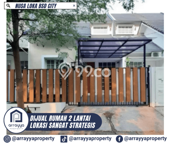 Jual Rumah Eksklusif 3 KT di BSD, Tangerang Jual Rumah Eksklusif 3 KT di BSD, Tangerang