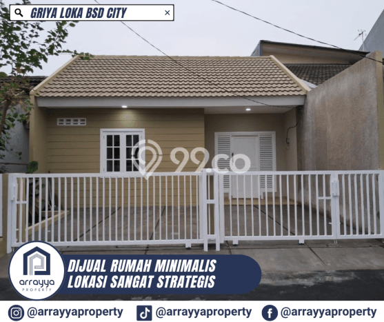 Rumah Minimalis 2 KT di BSD Tangerang Unfurnished Rumah Minimalis 2 KT di BSD Tangerang Unfurnished