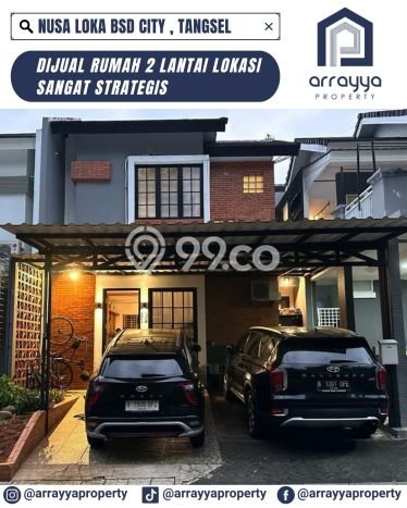 Hunian Cantik Minimalis Lb 120m2 di BSD, Tangerang Selatan Hunian Cantik Minimalis Lb 120m2 di BSD, Tangerang Selatan