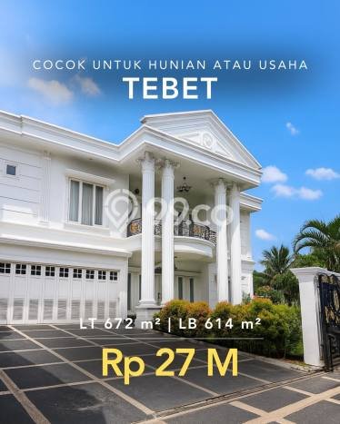 Dijual Hunian Mewah dengan Fasilitas Sekitar Lengkap di Tebet, Jakarta Selatan Dijual Hunian Mewah dengan Fasilitas Sekitar Lengkap di Tebet, Jakarta Selatan