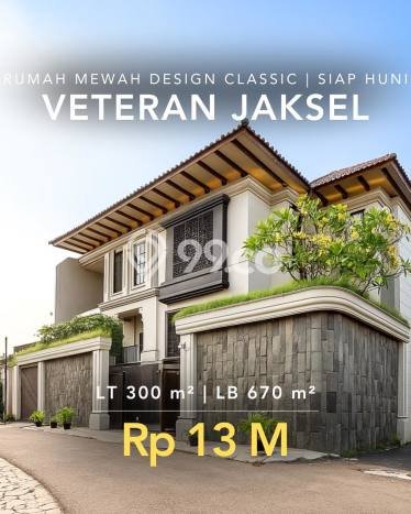 Jual Rumah Mewah Megah Dengan View Cantik di Veteran, Jakarta Selatan Jual Rumah Mewah Megah Dengan View Cantik di Veteran, Jakarta Selatan