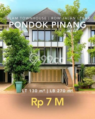 Ready to Use! Luxury House LT 130m2 Desain Modern di Pondok Pinang Ready to Use! Luxury House LT 130m2 Desain Modern di Pondok Pinang