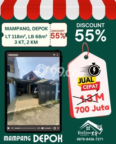 Jual Rumah Bagus Siap Huni LB 68m2 di Jagakarsa, Jakarta Selatan Jual Rumah Bagus Siap Huni LB 68m2 di Jagakarsa, Jakarta Selatan