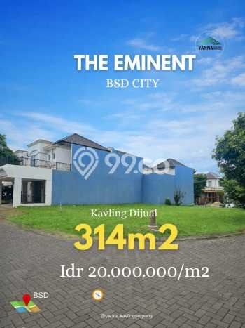 Tanah Dijual Area Strategis di BSD Tangerang 314m2 Tanah Dijual Area Strategis di BSD Tangerang 314m2