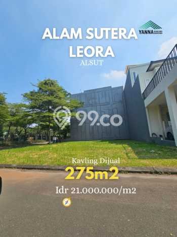 Dijual Tanah 275m2 di Alam Sutera, Tangerang Dijual Tanah 275m2 di Alam Sutera, Tangerang