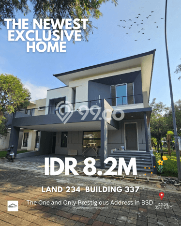 Hunian Mewah LB 337m2 Siap Pakai Desain Elegan di BSD, Tangerang Hunian Mewah LB 337m2 Siap Pakai Desain Elegan di BSD, Tangerang