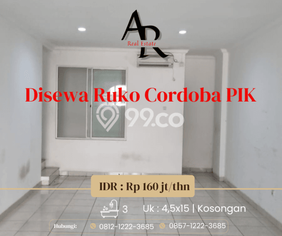 LOKASI PREMIUM! Ruko Area Komersial Kawasan Pantai Indah Kapuk, Luas 150m², Siap Operasional LOKASI PREMIUM! Ruko Area Komersial Kawasan Pantai Indah Kapuk, Luas 150m², Siap Operasional