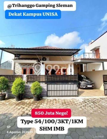 Rumah Strategis Modern Lb 54m2 di Gamping, Sleman Rumah Strategis Modern Lb 54m2 di Gamping, Sleman