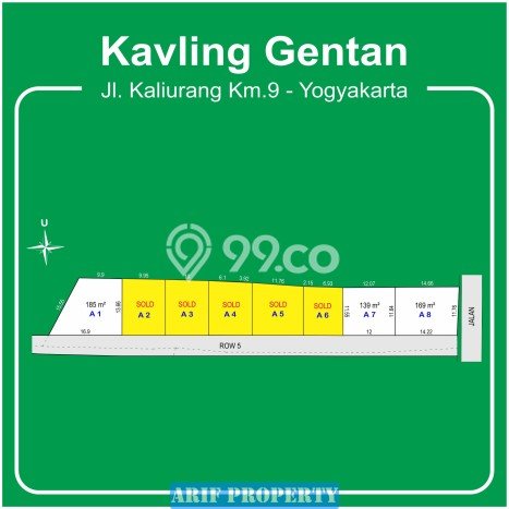 Dijual Tanah Area Berkembang di Ngaglik, Luas 169m², Dekat Transportasi Dijual Tanah Area Berkembang di Ngaglik, Luas 169m², Dekat Transportasi