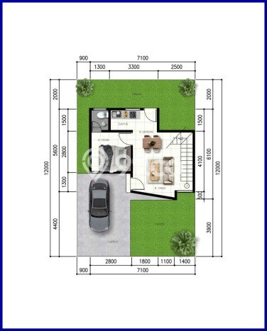 Hunian Cantik Modern Lb 90m2 di Ngaglik, Sleman Hunian Cantik Modern Lb 90m2 di Ngaglik, Sleman