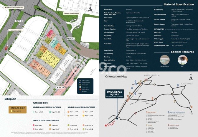 Unit Ruko Dijual di Gading Serpong Tangerang Luas Tanah 67m2, Luas Bangunan 163m2 Unit Ruko Dijual di Gading Serpong Tangerang Luas Tanah 67m2, Luas Bangunan 163m2