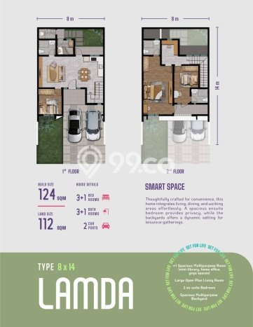 For Sale! Premium House LT 112m2 Desain Modern di Kunciran For Sale! Premium House LT 112m2 Desain Modern di Kunciran