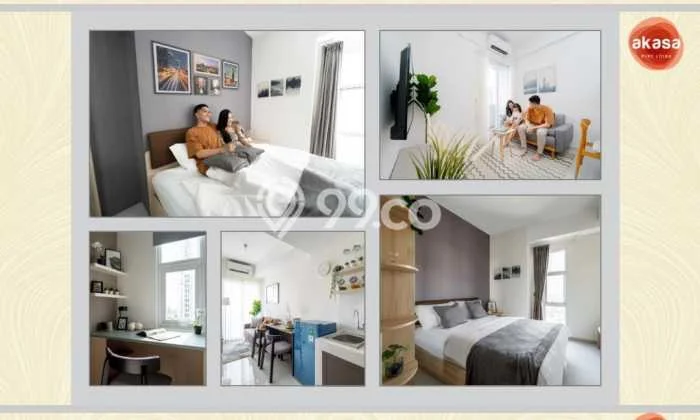 Apartemen Modern Dijual di BSD, Tangerang Selatan Punya 2 KT / 1 Kamar Mandi Apartemen Modern Dijual di BSD, Tangerang Selatan Punya 2 KT / 1 Kamar Mandi