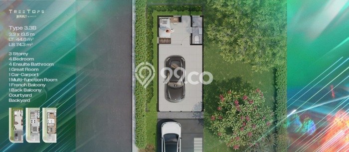 Rumah Luas Asri 4 KT Siap Huni di Gading Serpong Tangerang Rumah Luas Asri 4 KT Siap Huni di Gading Serpong Tangerang
