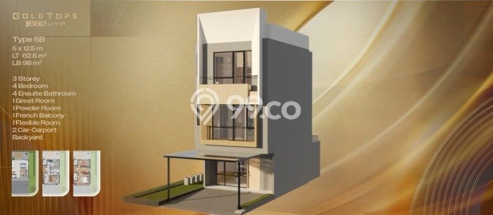 Jual Rumah Modern 4 KT di Gading Serpong, Tangerang Jual Rumah Modern 4 KT di Gading Serpong, Tangerang