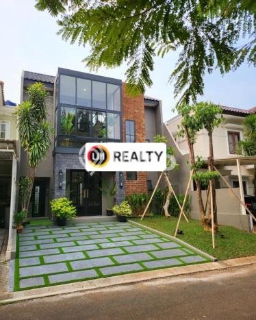For Sale! Luxury House LT 200m2 Desain Modern di BSD City For Sale! Luxury House LT 200m2 Desain Modern di BSD City