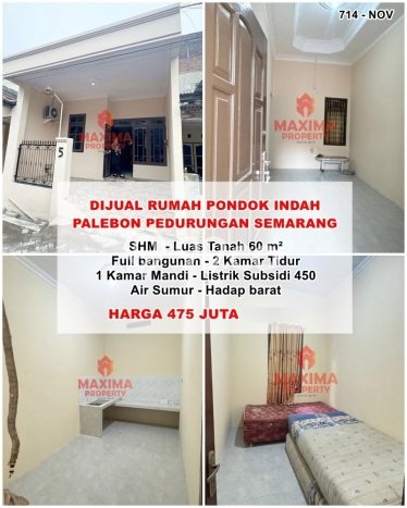 Dijual Rumah Murah di Semarang Timur Semarang Harga Rp 475 Juta LT 60m2 Dijual Rumah Murah di Semarang Timur Semarang Harga Rp 475 Juta LT 60m2