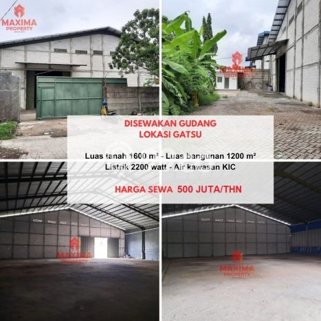 LOKASI PREMIUM! Gudang Kawasan Semarang Barat, Luas 1200m², Area Niaga LOKASI PREMIUM! Gudang Kawasan Semarang Barat, Luas 1200m², Area Niaga