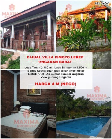 Vila Premium di Ungaran Barat, Luas 2180m2m², Dekat Ungaran Barat, Semarang, Semarang Vila Premium di Ungaran Barat, Luas 2180m2m², Dekat Ungaran Barat, Semarang, Semarang