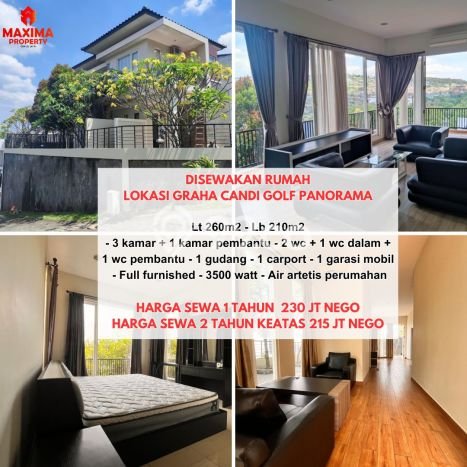 Rumah kawasan Candisari, Akses ke Fasilitas, 3 KM, LT 260m² LB 210m² Rumah kawasan Candisari, Akses ke Fasilitas, 3 KM, LT 260m² LB 210m²