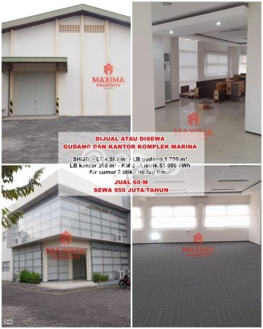 Gudang disewakan lokasi strategis Semarang Barat Semarang 1700m2 Gudang disewakan lokasi strategis Semarang Barat Semarang 1700m2