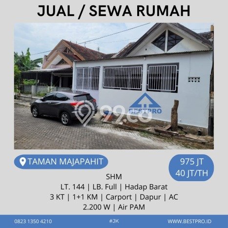 Lokasi strategis! Rumah siap huni dikontrakkan di Pedurungan LB 144m2 Lokasi strategis! Rumah siap huni dikontrakkan di Pedurungan LB 144m2