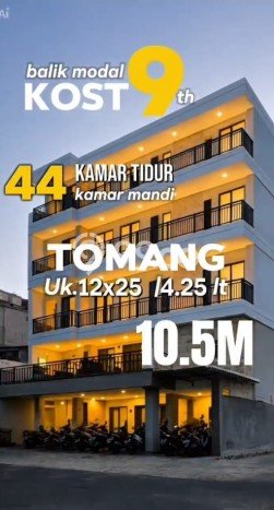 Rumah Kost Dijual di Tomang Jakarta Barat Luas 610m2 Rumah Kost Dijual di Tomang Jakarta Barat Luas 610m2